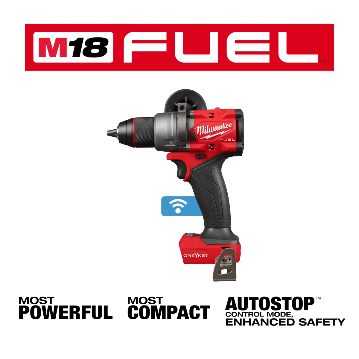 Milwaukee 2905-20, M18 FUEL™ ½” Drill/Driver w/ ONE-KEY™