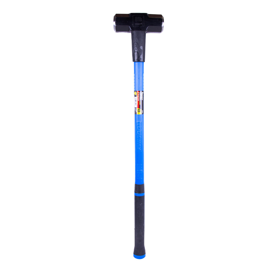 Toolway 132413, Sledge Hammer 8LB Fiber Glass Handle