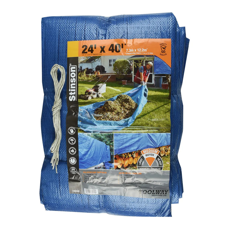 Toolway 182440, Blue Tarp 24' X 40'