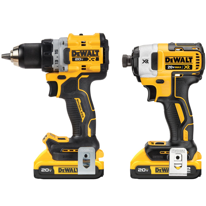 DEWALT DCK248D2, 20V MAX* XR Cordless Drill and Impact Driver Kit, Power Tool Combo Kit