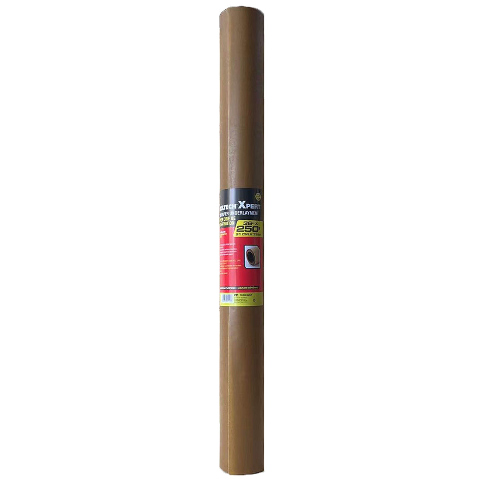 Toolway 900112, Wax Paper Underlayment 36in x 250ft 60g/m2