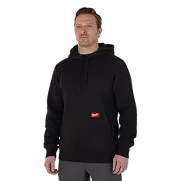Milwaukee 351B-3X, MIDWEIGHT HOODIE - BLACK