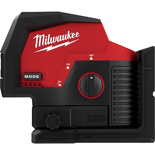 Milwaukee 3622-21, M12 Green Cross Line & Plumb Points Laser Kit