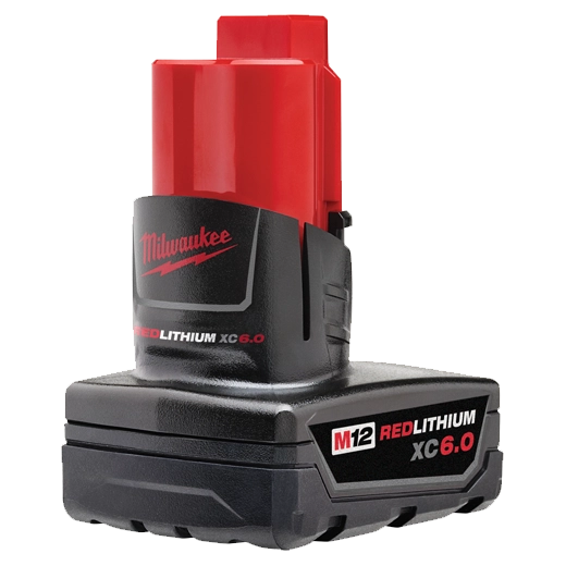 Milwaukee 48-11-2460, M12 REDLITHIUM XC6.0 Extended Capacity Battery Pack