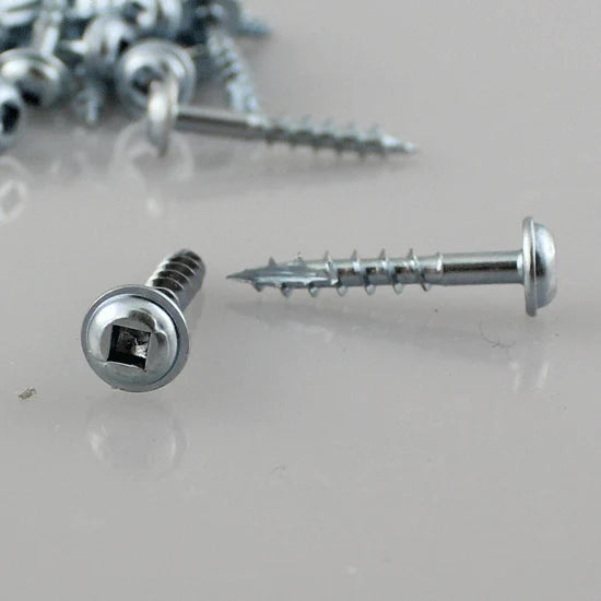 Eurofit 080212RWH, #8 X 2-1/2" Round Washer Head Screw Type 17 (2000/Box)