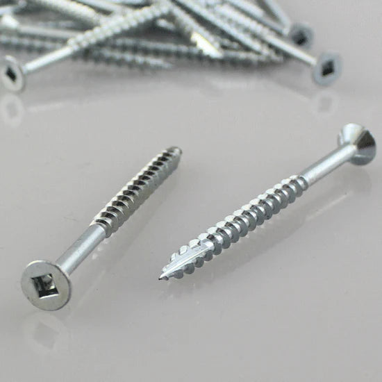 Eurofit 0803FH, #8 X 3" Flat Head Screw #2 Square Type 17 (2000/Box)