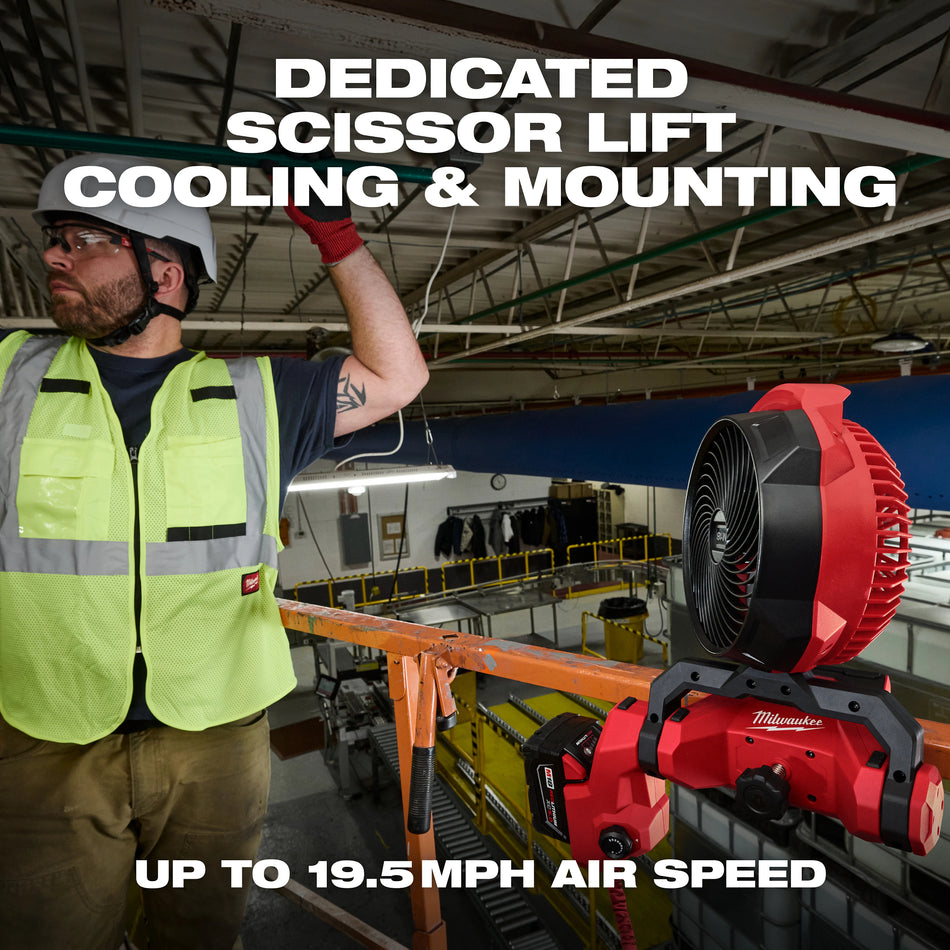 Milwaukee 0817-20, M18™ Brushless Scissor Lift Fan