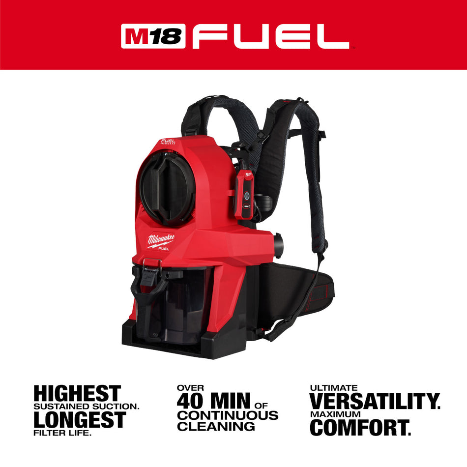 Milwaukee 0895-20, M18 FUEL™ 3-in-1 Backpack Vacuum