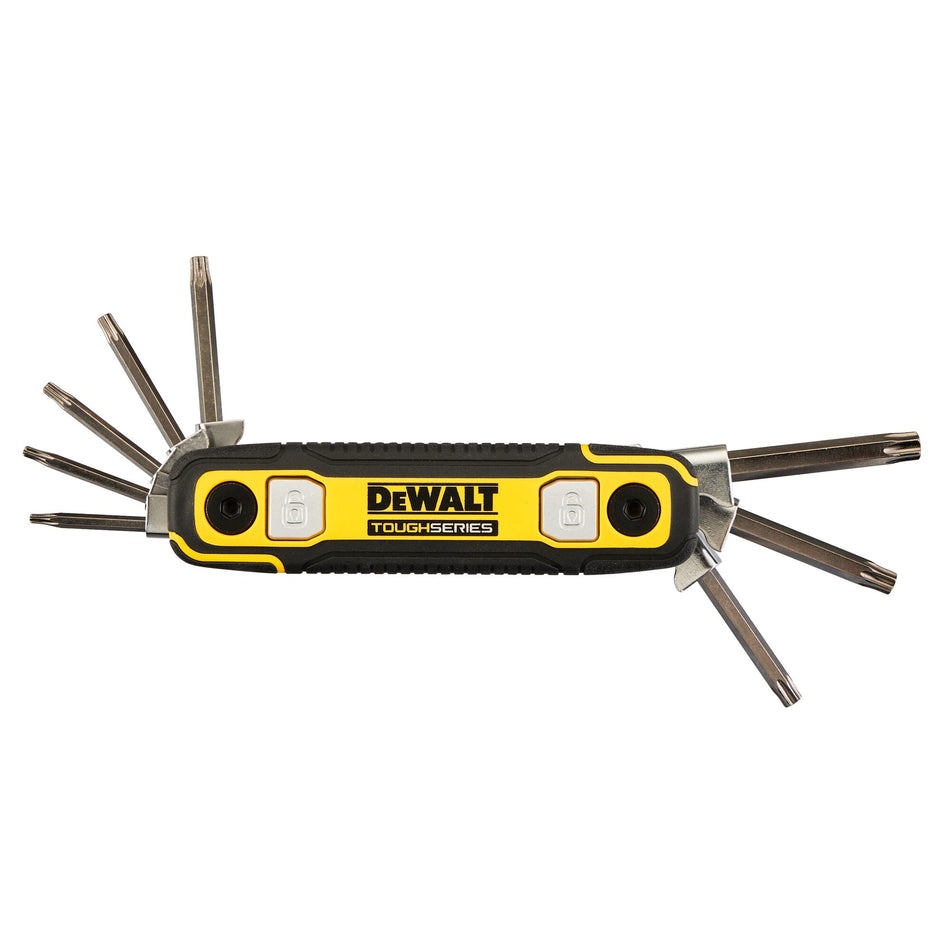 DEWALT DWHT70268, Folding Locking Hex Key Set (TORX)