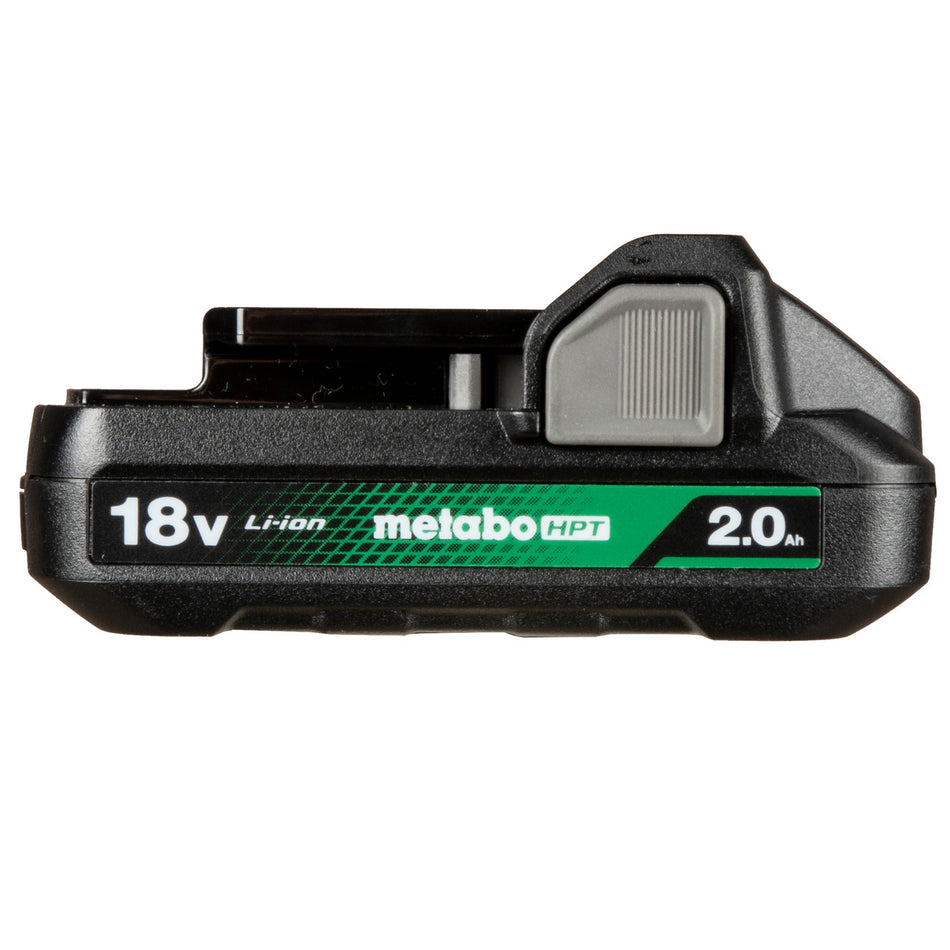 Metabo HPT UC18YKSLSM, 18V Lithium Ion 2.0Ah Batteries w/Charge Indicators/Charge Kit