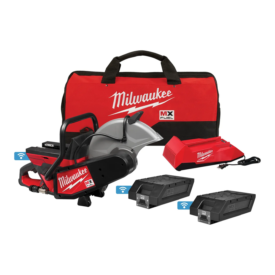 Milwaukee MXF315-2XC, MX FUEL 14" Cut-Off Saw w/ RAPIDSTOP Brake 2x 8.0Ah Kit