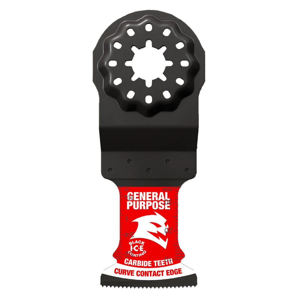 Diablo DOS125CGP3, 1-1/4" AMPED™ Demo Demon™ Starlock Carbide Teeth Oscillating Blades for General Purpose Cuts
