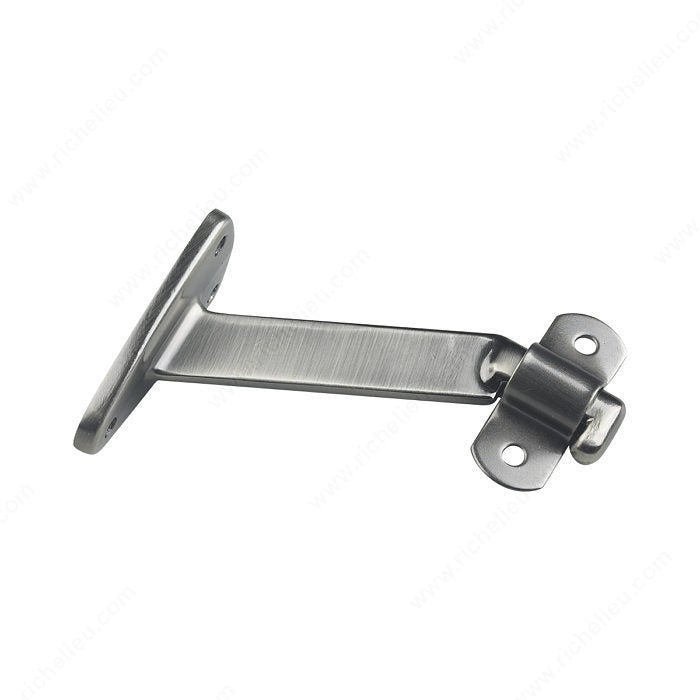 Onward  2284ANV, Heavy-Duty Aluminum Bracket with Extended Arm for Wood Handrail - 4 1/16 in (103.18 mm) Antique Nickel
