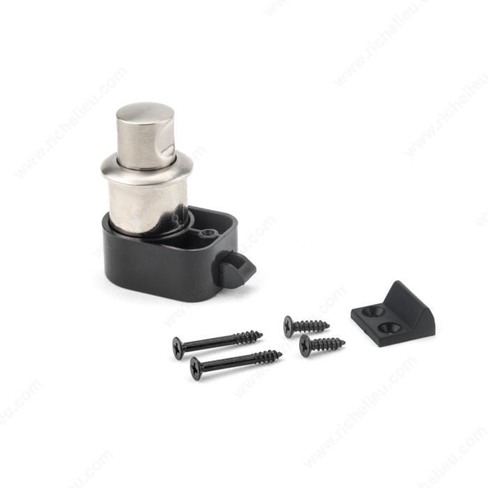 Richelieu 51003195, push knob/latch brushed nickel