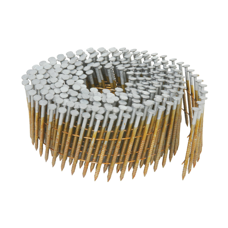 Metabo HPT 13365HHPT, 2" X .092" Wire Coil Full Round Head Hot Dip Galvanized Ring Shank Siding Nail (3,600 pcs/Box)