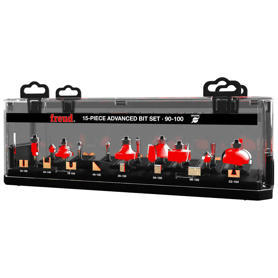 Freud 90-100, 15 Piece Advanced Bit Set