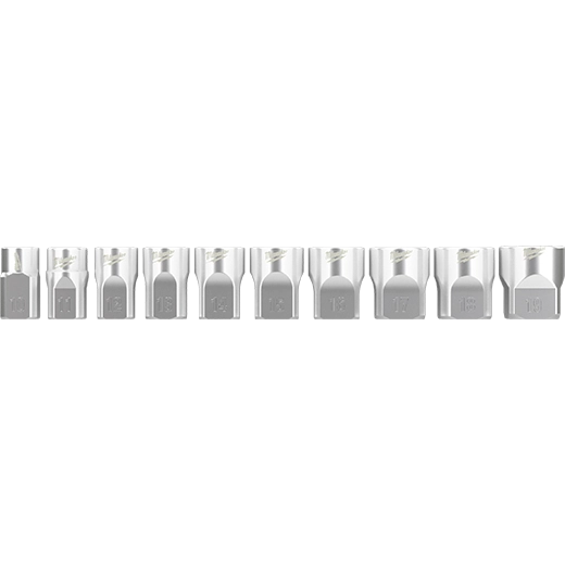 Milwaukee 48-22-9503, 10pc 3/8" Metric Sockets with FOUR FLAT™ Sides