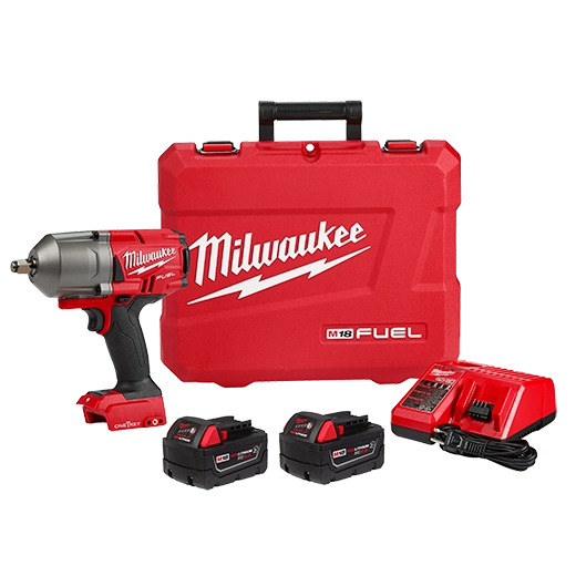 Milwaukee 2863-22R, M18 FUEL™ w/ ONE-KEY™ High Torque Impact Wrench 1/2" Friction Ring Kit