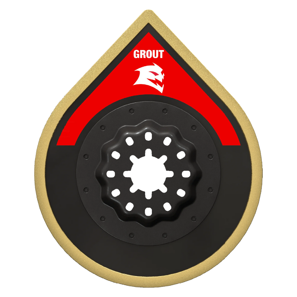 Diablo DOSCGX, 2-3/4" Starlock Carbide Grit Oscillating Sanding Blade for Grout and Mortar