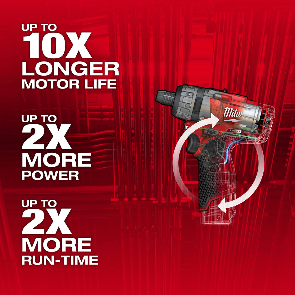 Milwaukee 2402-20, M12 FUEL 2 Speed Screwdriver (Tool Only)