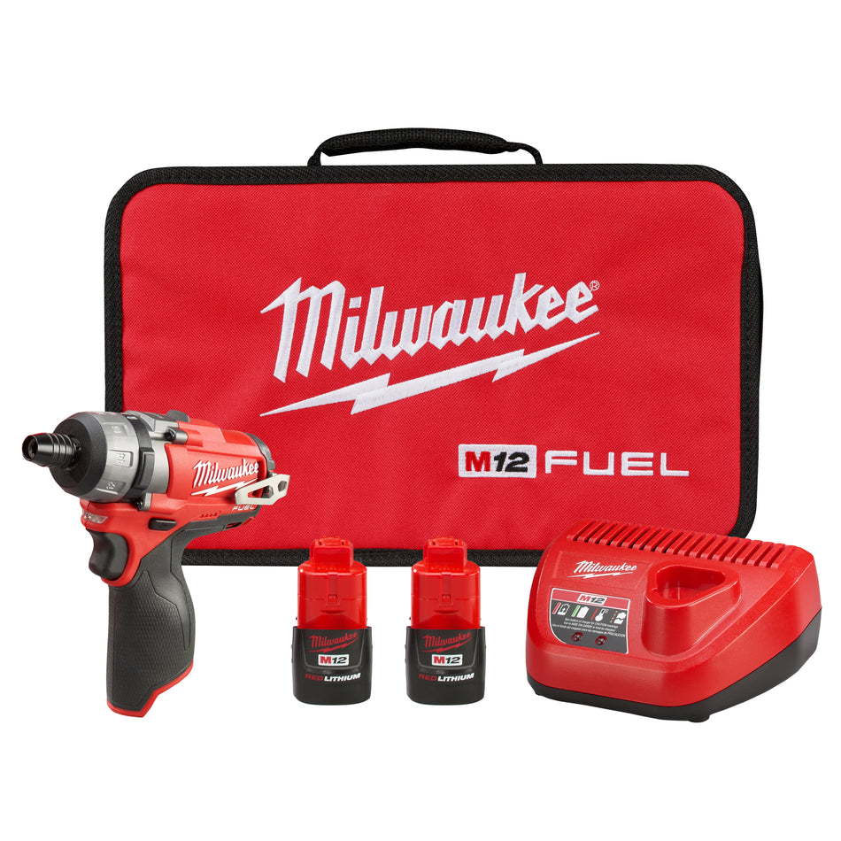 Milwaukee 2402-22, M12 FUEL 2-Speed Screwdriver Kit