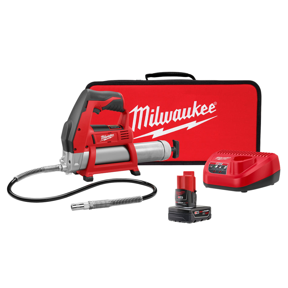 Milwaukee 2446-21XC, M12 Grease Gun Kit