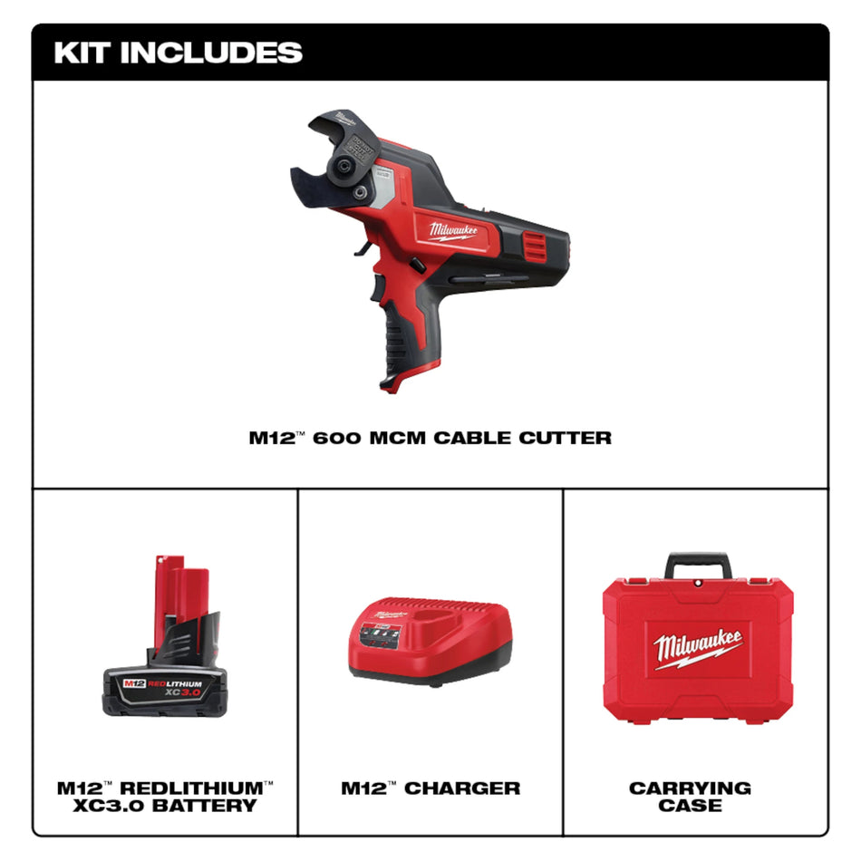 Milwaukee 2472-21XC, M12 Cable Cutter Kit