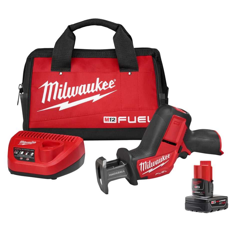 Milwaukee 2520-21XC, M12 FUEL™ HACKZALL® Recip Saw Kit