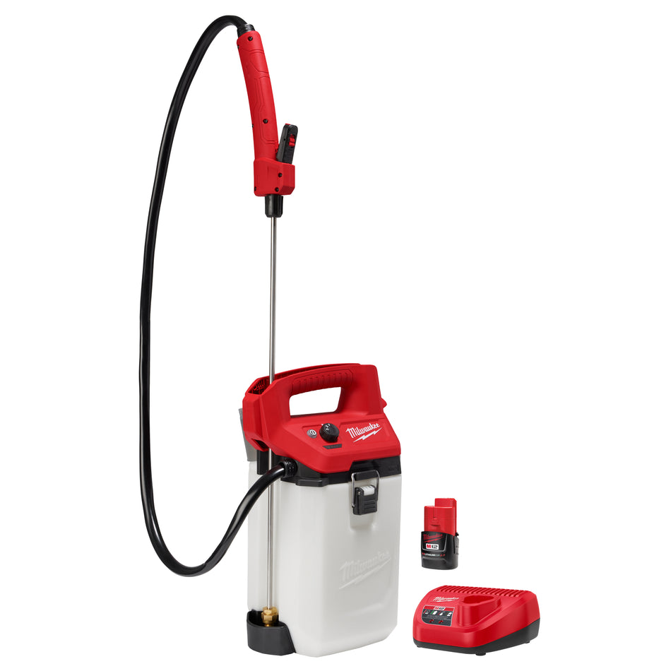 Milwaukee 2528-21G2, M12™ 2 Gallon Handheld Sprayer Kit