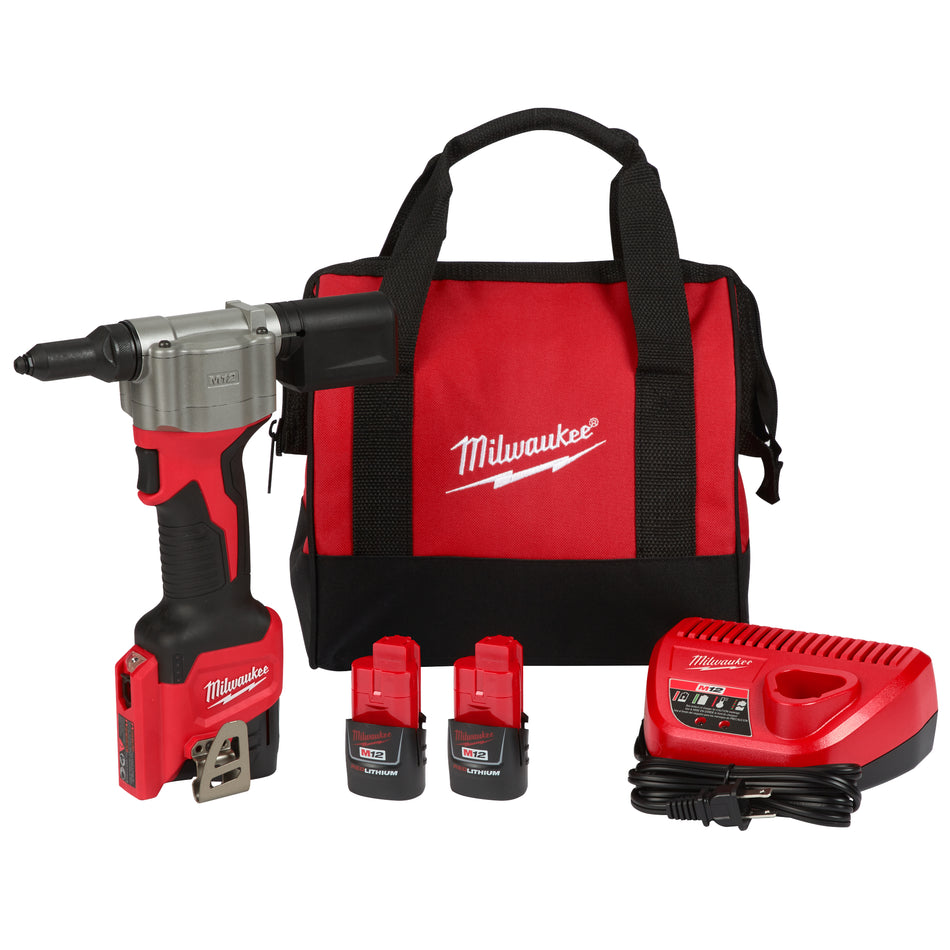 Milwaukee 2550-22, M12 Rivet Tool Kit