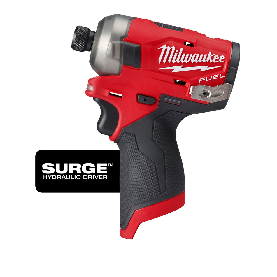 Milwaukee 2551-20, M12 FUEL SURGE 1/4" Hex Hydraulic Driver (Tool Only)