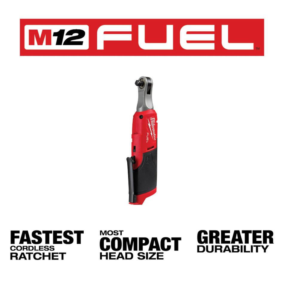 Milwaukee 2567-20, M12 FUEL Brushless 3/8" High Speed Ratchet (Tool Only)