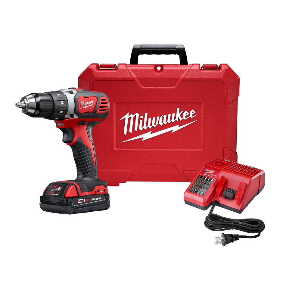 Milwaukee 2606-22CT, M18 Compact 1/2" Drill Driver Kit