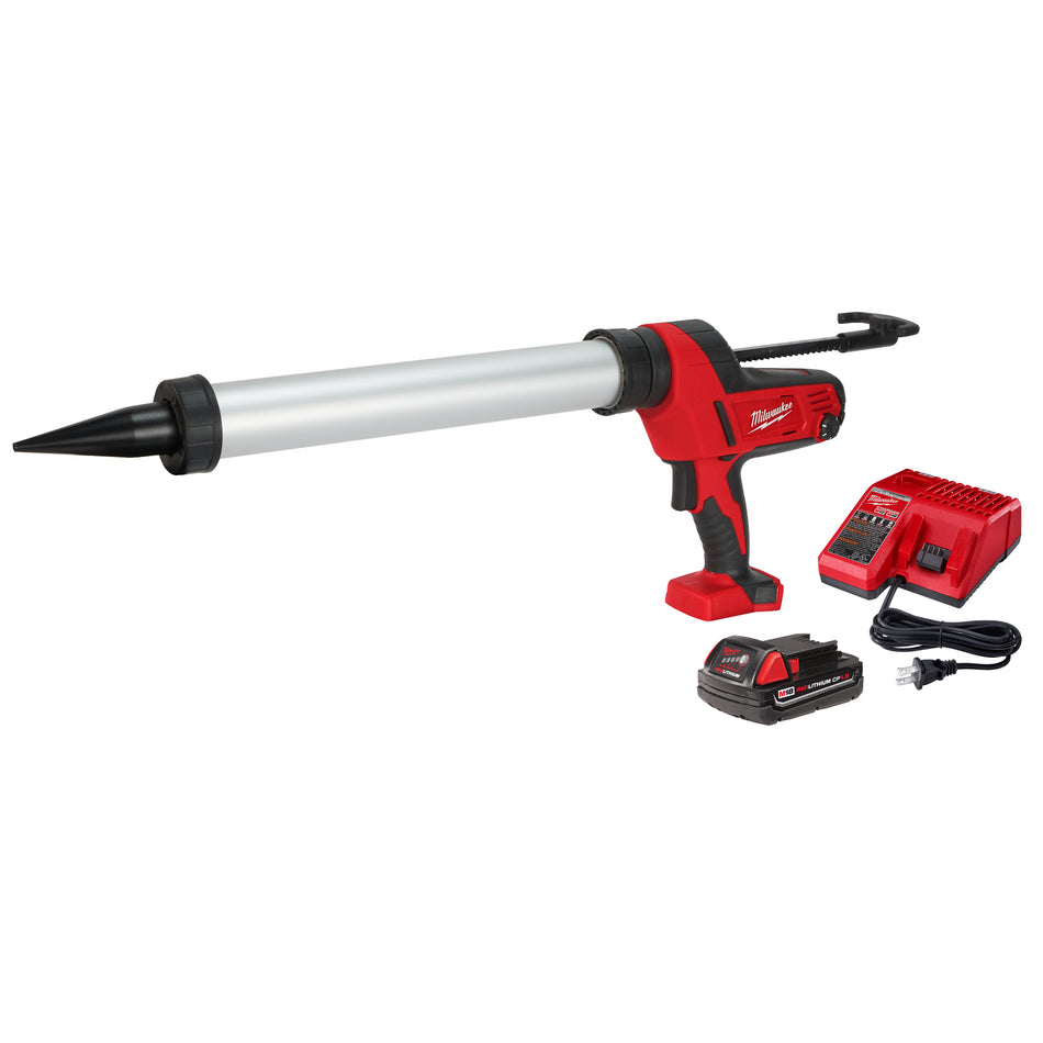Milwaukee 2642-21CT, M18™ Cordless 20-oz Aluminum Barrel Caulk and Adhesive Gun Kit