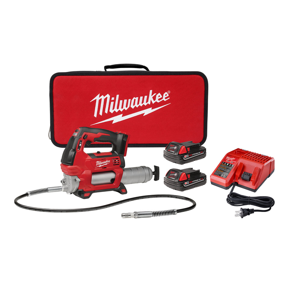 Milwaukee 2646-22CT, M18 2-Speed Grease Gun Kit