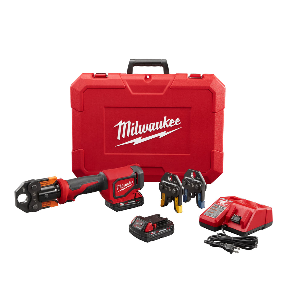 Milwaukee 2674-22P,  M18 Short Throw Press Tool Kit w/ Viega PureFlow Jaws