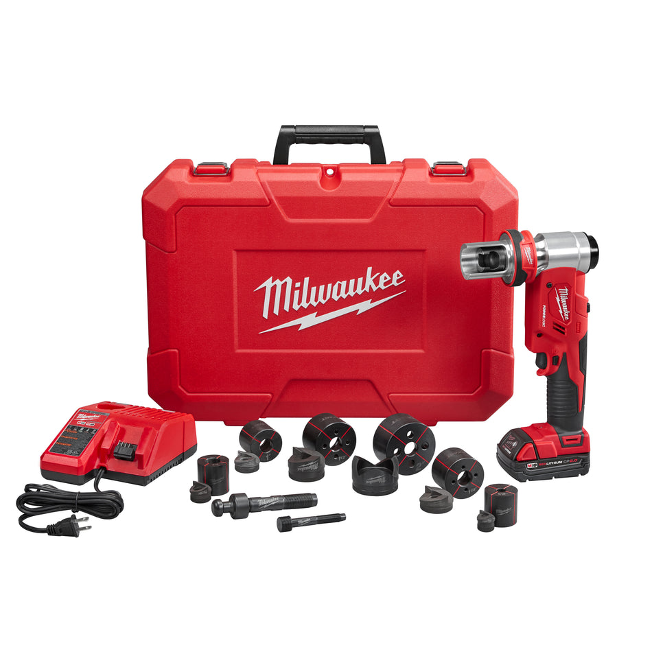 Milwaukee 2677-21, M18 FORCE LOGIC 6T Knockout Tool 1/2" - 2" Kit