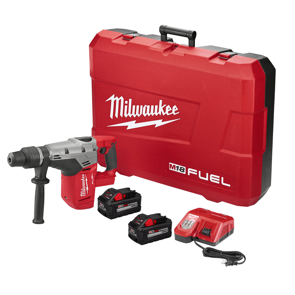 Milwaukee 2717-22HD, M18 FUEL 1-9/16" SDS MAX Hammer Drill Kit (2 Batt)
