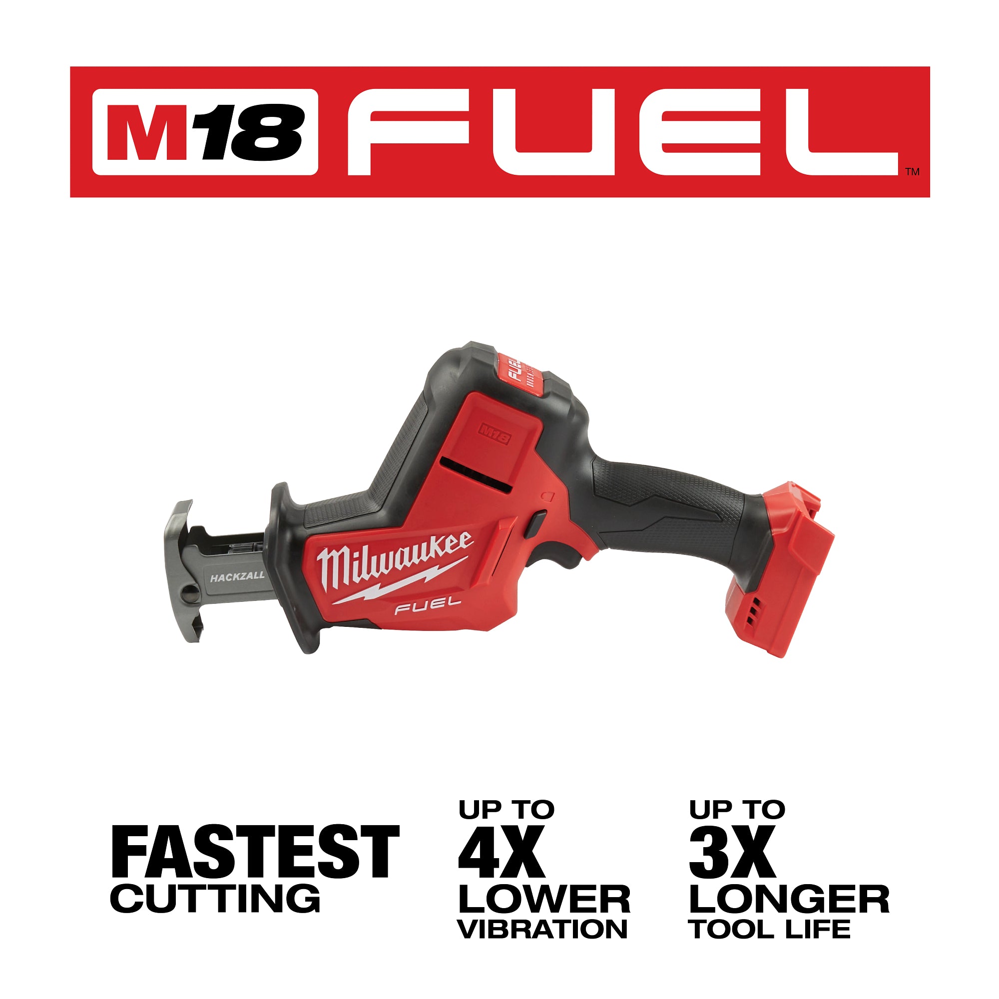 テルページ Milwaukee 2719-20, M18 FUEL Hackzall (Tool Only) – Squares