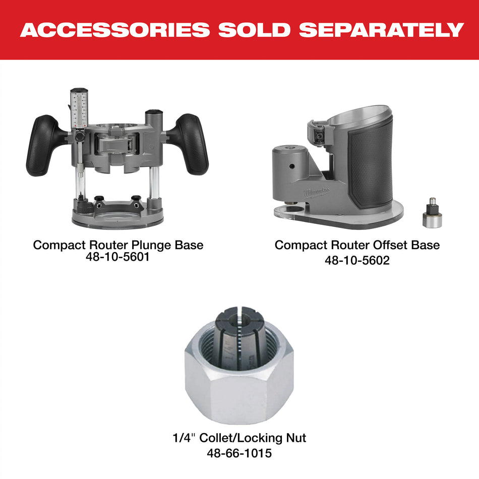Milwaukee 48-10-5602, Compact Router Offset Base