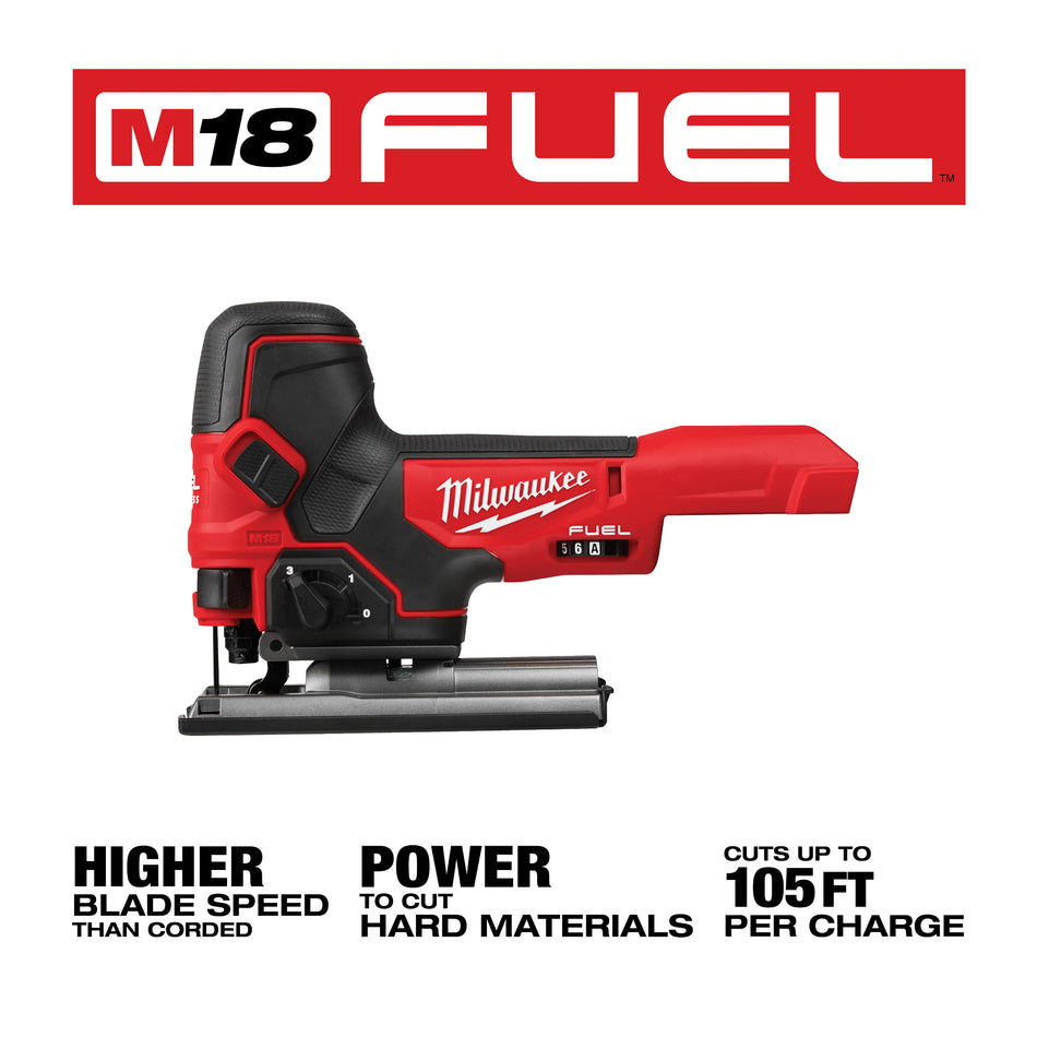 Milwaukee 2737B-20, M18 FUEL Barrel Grip Jig Saw (Tool Only)