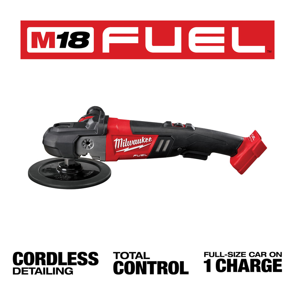 Milwaukee 2738-20, M18 FUEL 7" Variable Speed Polisher (Tool Only)