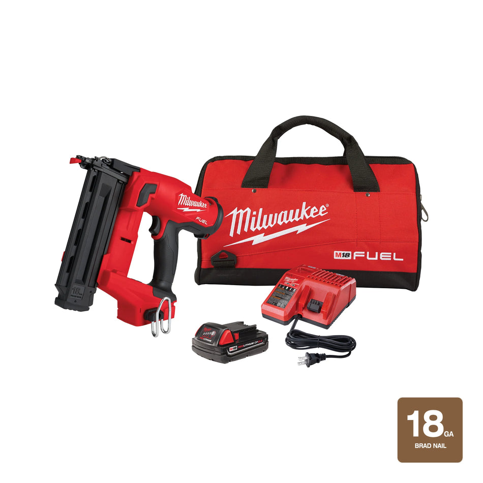 Milwaukee 2746-21CT, M18 Fuel 18GA Brad Nailer Kit