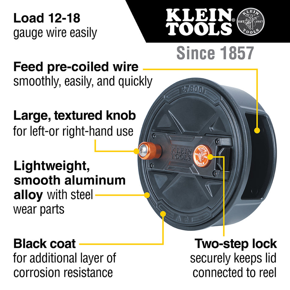 Klein Tools 27500, Quick-Lock Tie Wire Reel