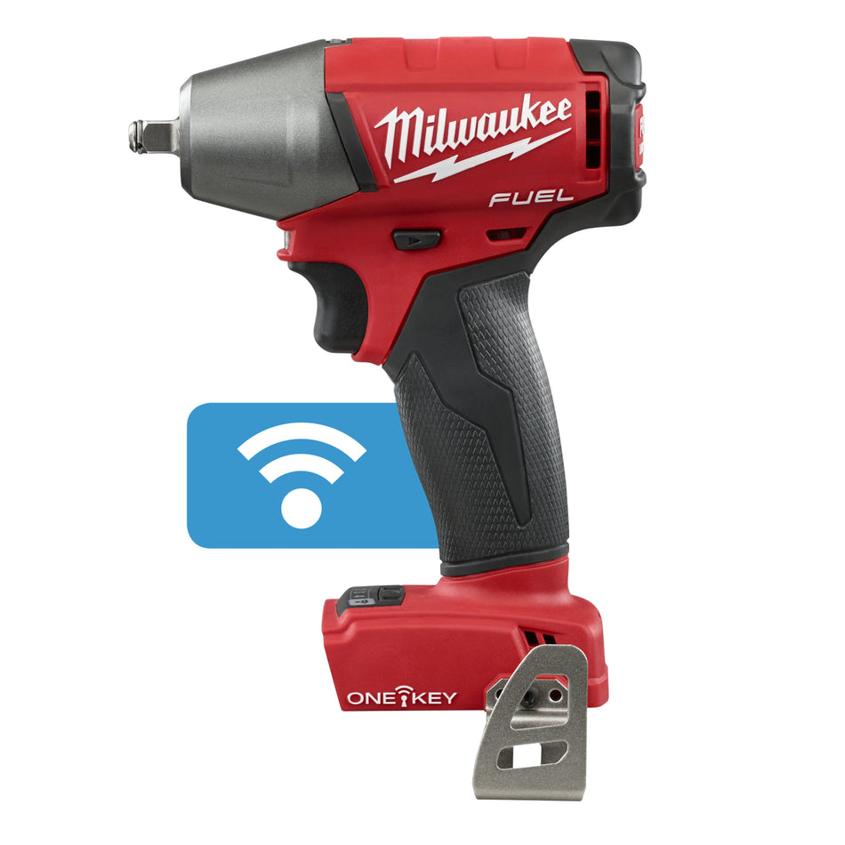 Milwaukee 2758-20, M18 FUEL 3/8" Compact Impact Wrench w/ Friction Ring with ONE-KEY (Tool Only)