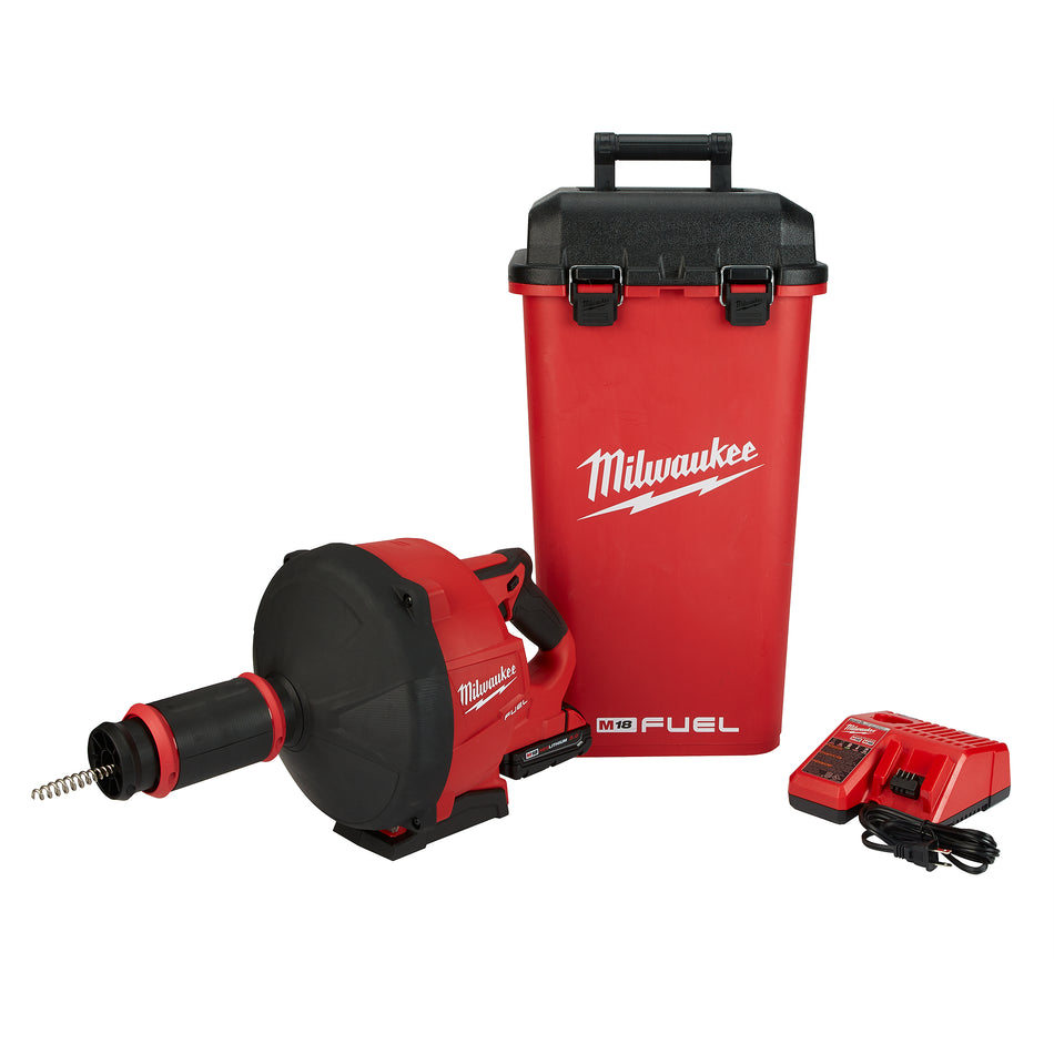 Milwaukee 2772A-21, M18 FUEL Cordless Drain Cleaning Snake Auger with 5/16 in. Cable Drive Kit