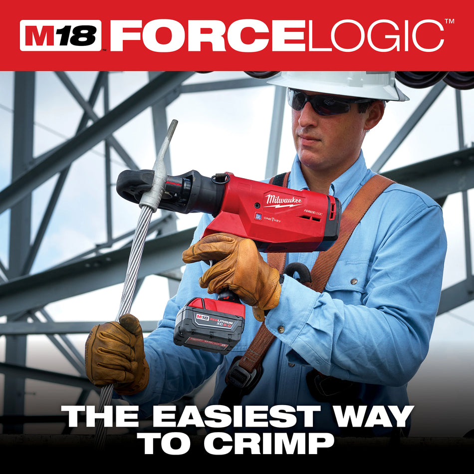 Milwaukee 2778-22, M18™ FORCE LOGIC™ 12 Ton Utility Crimper Kit