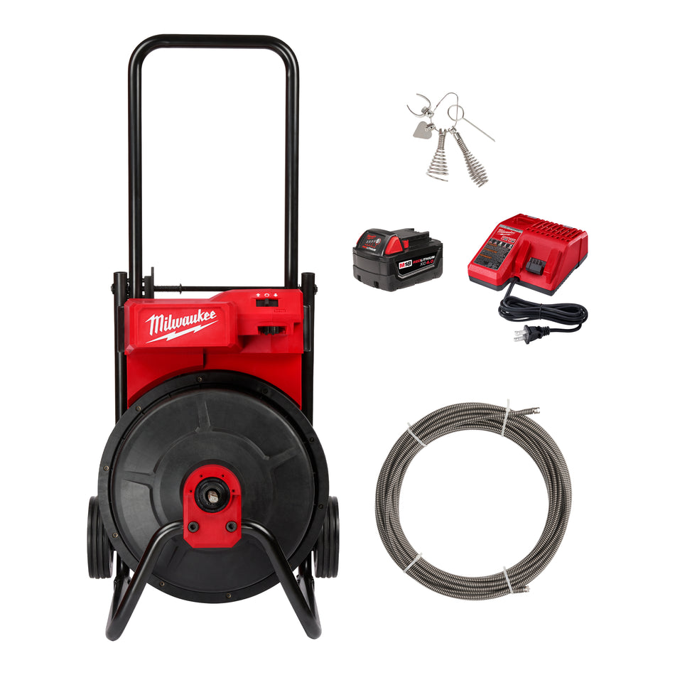 Milwaukee 2817A-21, M18™ Drum Machine with 3/8" Cable