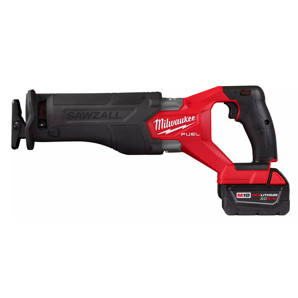 Milwaukee 2821-22, M18 FUEL SAWZALL Recip Saw - 2 Battery XC5.0 Kit