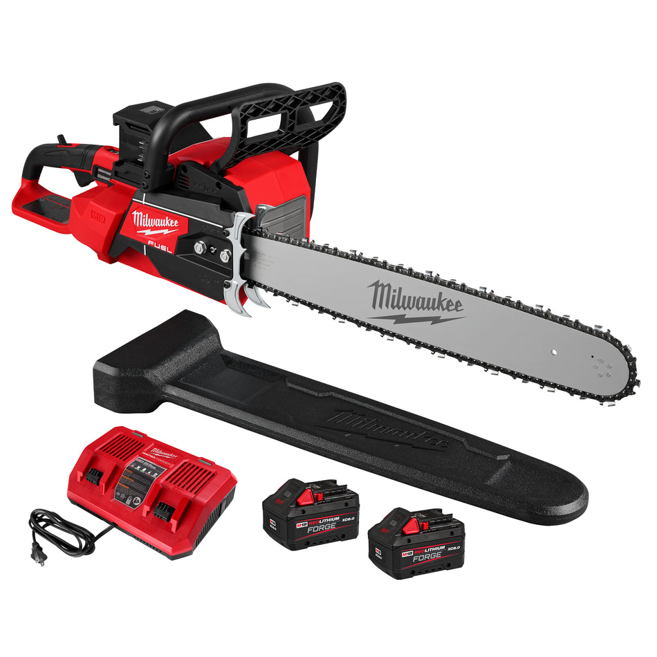 Milwaukee 2827-22, M18 FUEL™ 20" Dual Battery Chainsaw Kit